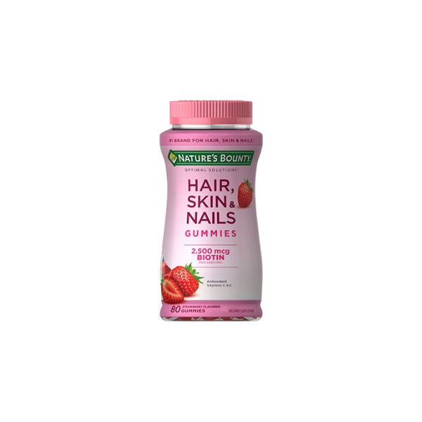 2500 mcg de Biotina, 80 Gomitas