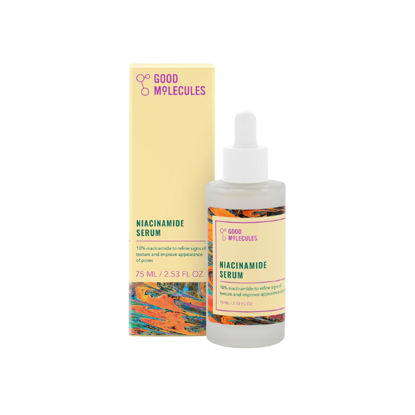 Good Molecules Suero de niacinamida - Suero facial de niacinamida B3 al 10% para manchas, poros dilatados, equilibrio e hidratación, cuidado de la piel para la cara