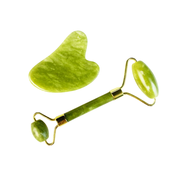 Rodillo de Jade Natural para masaje Facial
